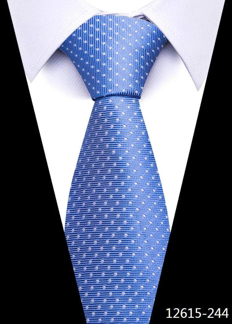 Many Color Newest style Dropshipping Necktie Man Dark Blue Wedding Accessories Dot Performance Tie Men Necktie Cravat