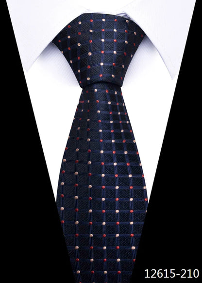 Many Color Newest style  Dropshipping Necktie Man Dark Blue Wedding Accessories Dot Performance Tie Men Necktie Cravat
