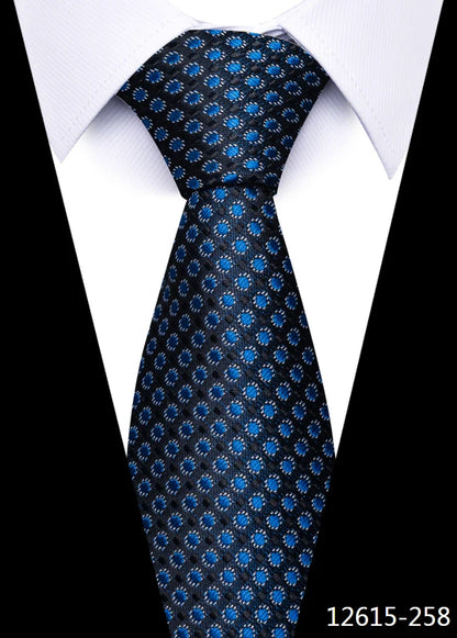 Many Color Newest style  Dropshipping Necktie Man Dark Blue Wedding Accessories Dot Performance Tie Men Necktie Cravat