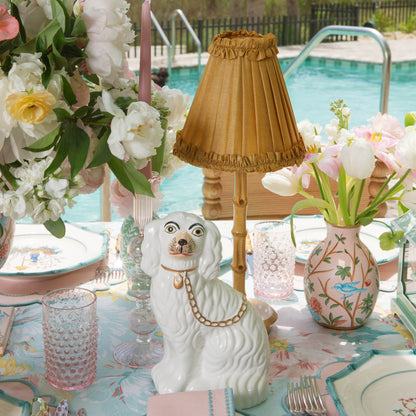 Pink Chinoiserie Tole Vases (Set of 3)