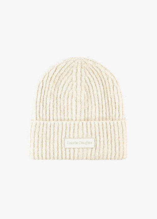THE LOGO PATCH RIB BEANIE