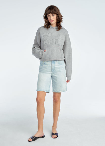 THE COLLEGIATE EMBOSSED HOODIE