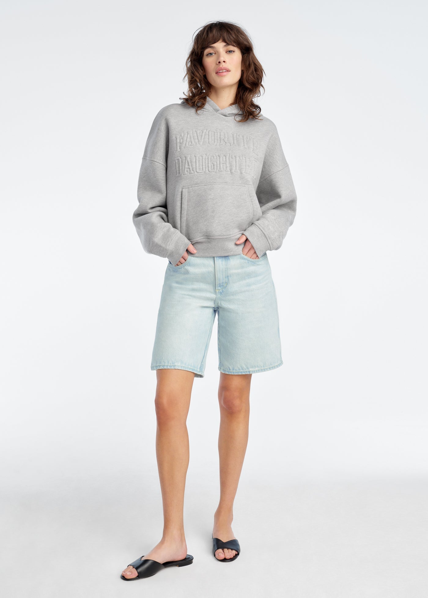 THE COLLEGIATE EMBOSSED HOODIE