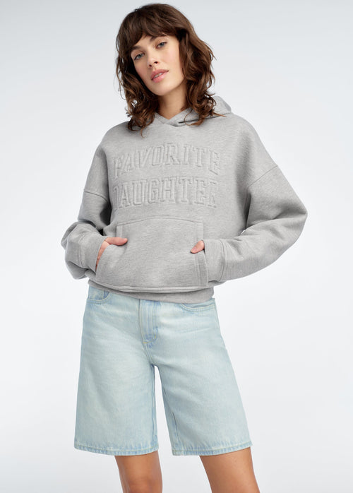 THE COLLEGIATE EMBOSSED HOODIE