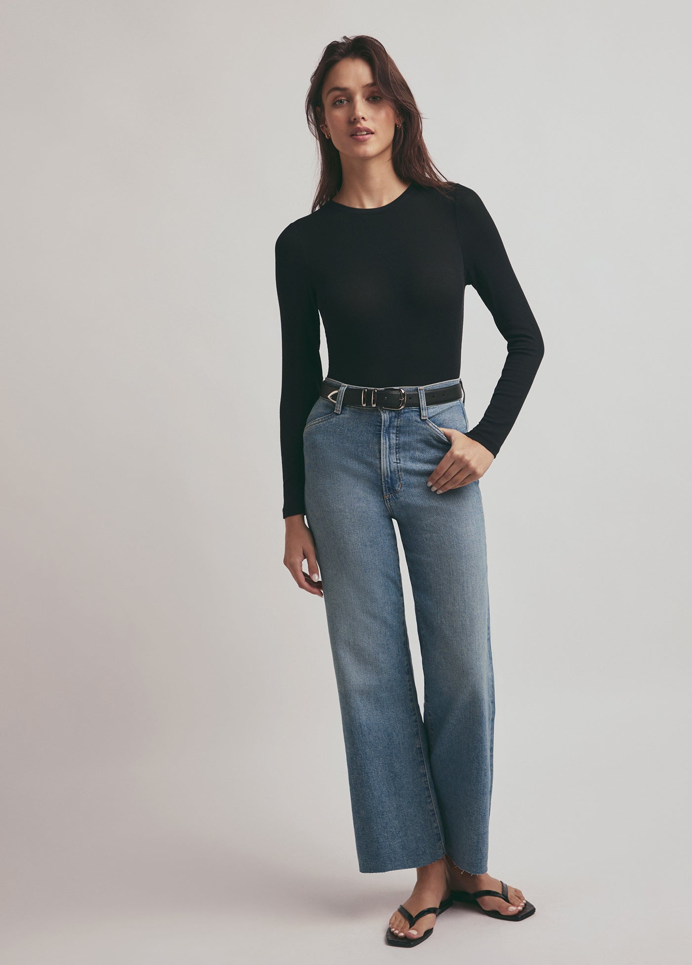 THE MISCHA SUPER HIGH RISE WIDE LEG ANKLE