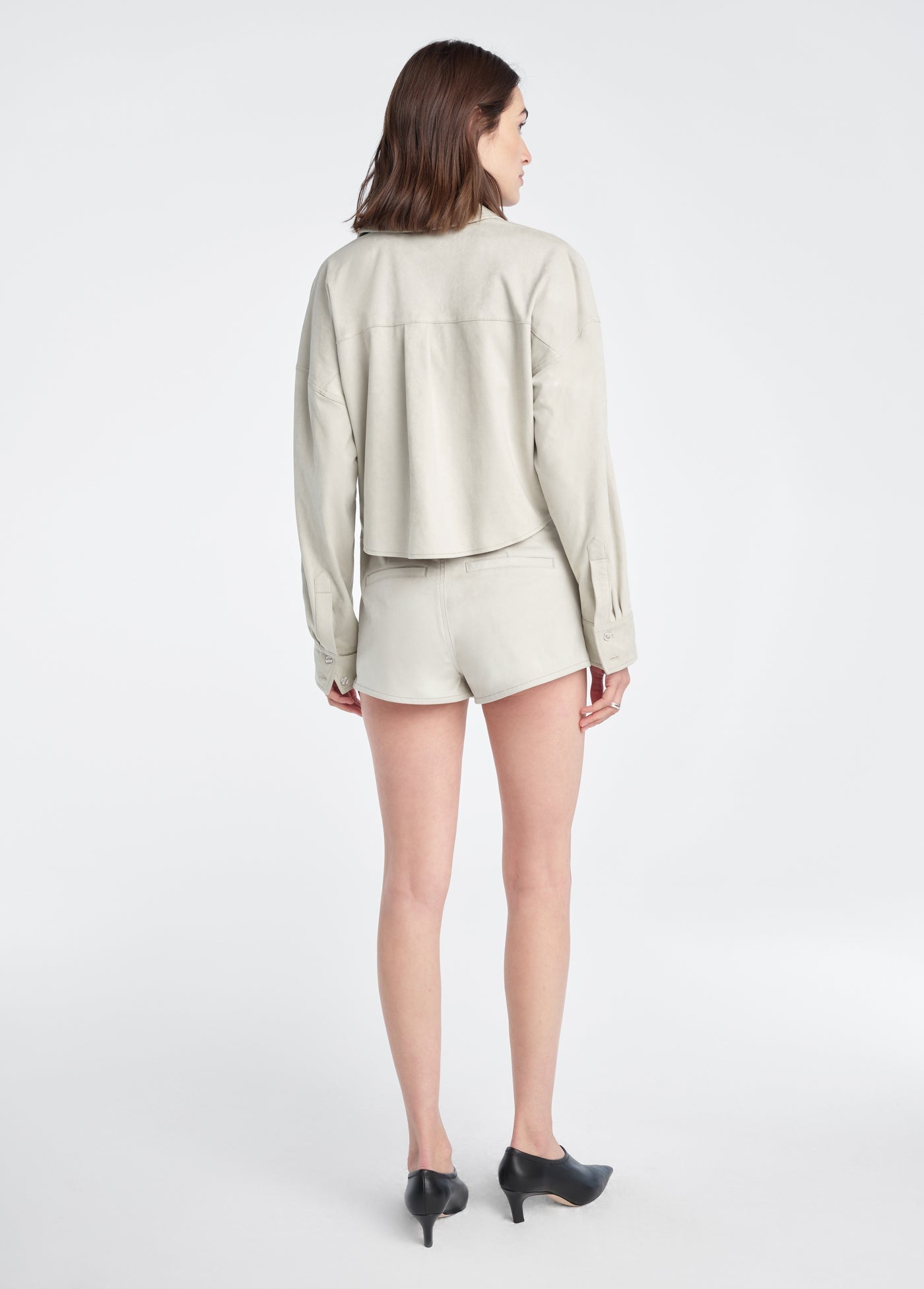 THE VEGAN SUEDE SHORT SHORTS