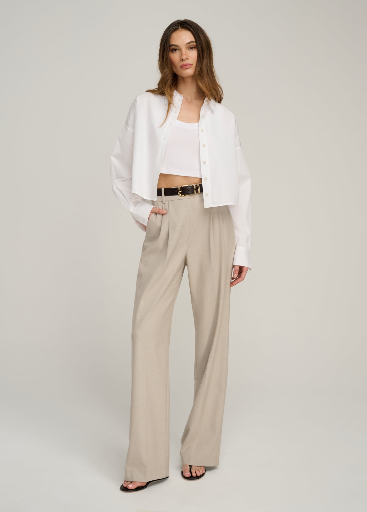 THE CROP EX-BOYFRIEND SHIRT