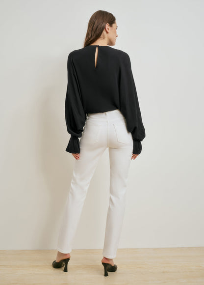 THE JEN MID RISE SLIM STRAIGHT