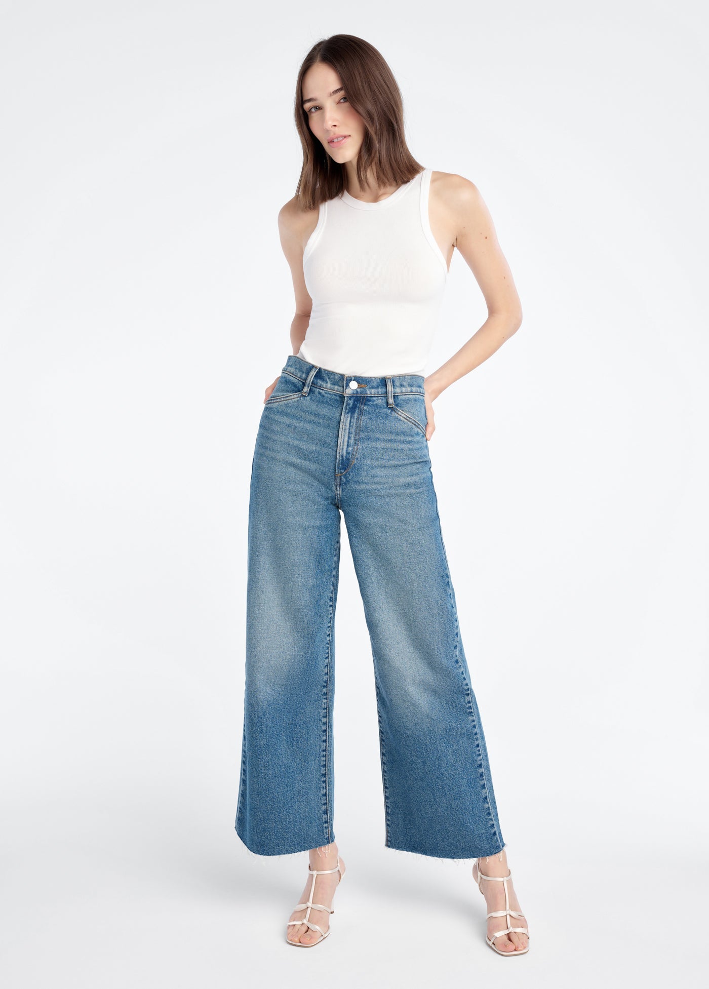 THE MISCHA SUPER HIGH RISE WIDE LEG ANKLE