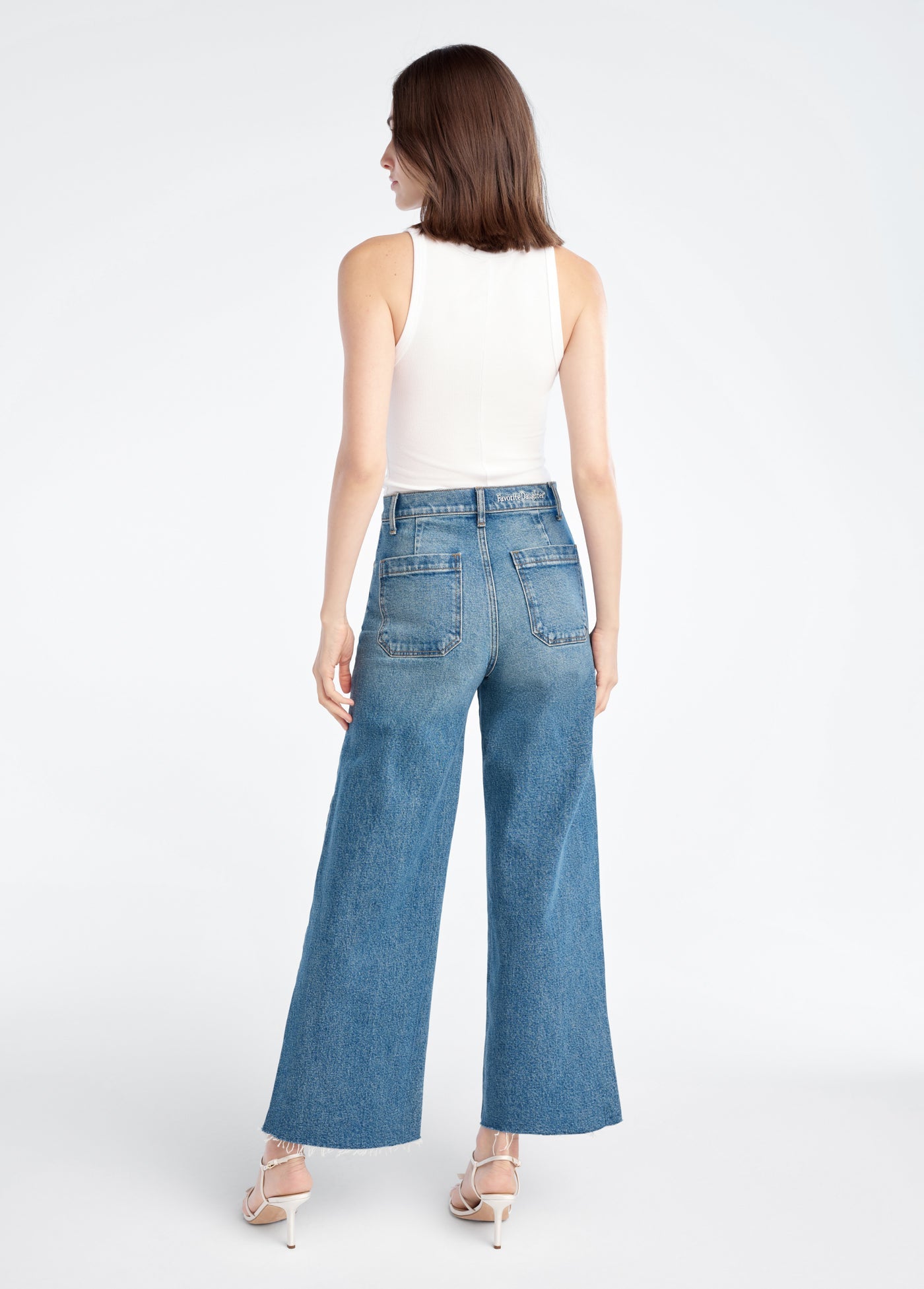 THE MISCHA SUPER HIGH RISE WIDE LEG ANKLE