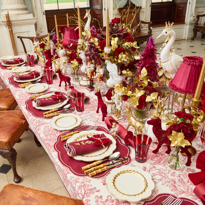 Gold Laurel Dinner Plates (Set of 4)