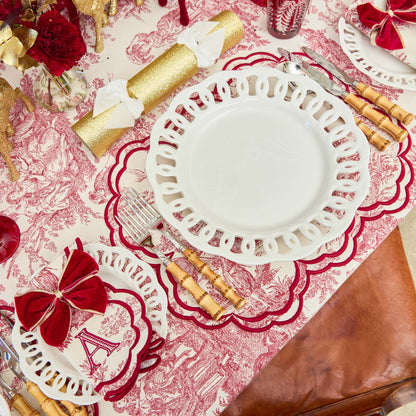 White Lace Starter Plate