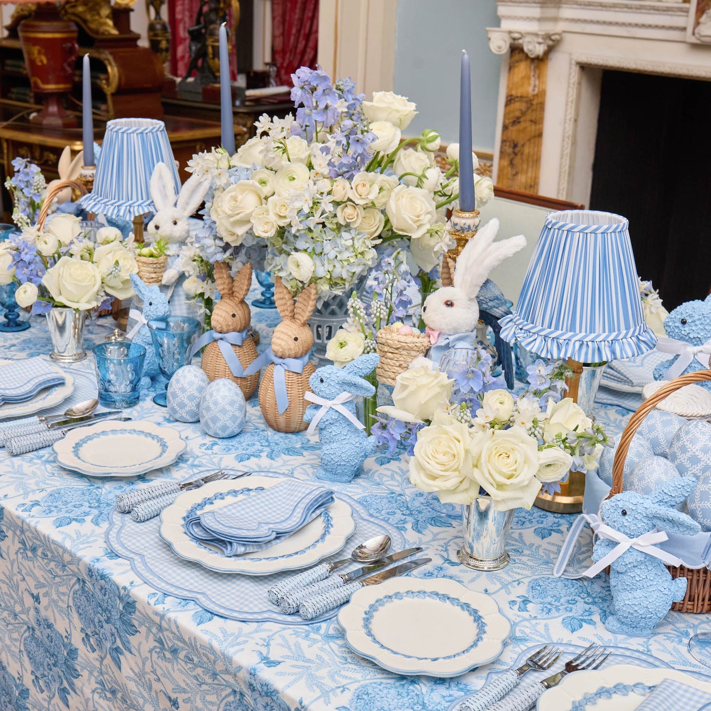 Blue Eloise Gingham Napkins (Set of 4)