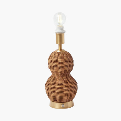Rattan Bardot Rechargeable Lamp