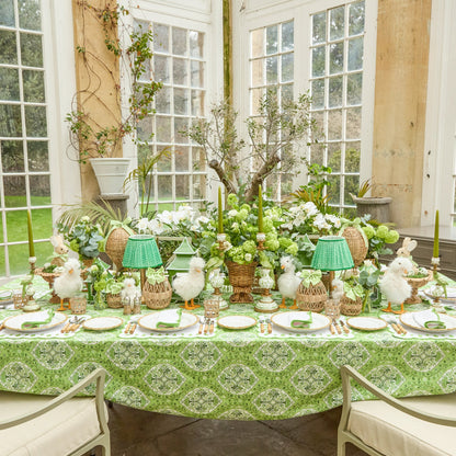 Green Parrot Candle Holder (Pair)